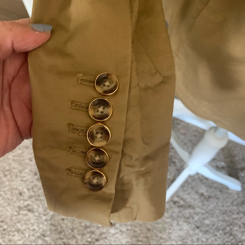 Michael Kors khaki utility jacket size 2 - Picture 6 of 9